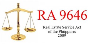 RA 9646 RESA Law real estate service act of the philippines